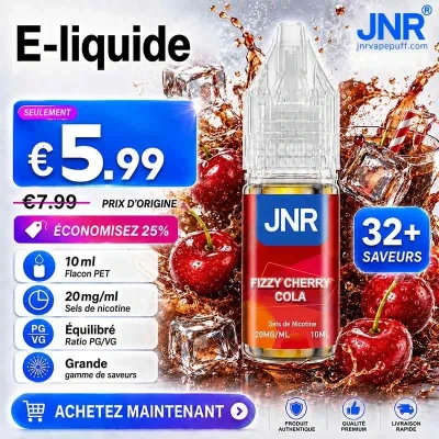 JNR E-Liquide Nic Salt 10ml 20mg