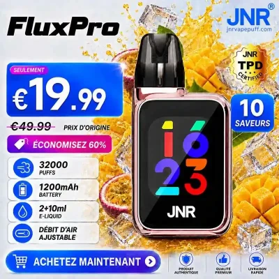 JNR Flux Pro 32K Pod Vape Intelligent Rechargeable