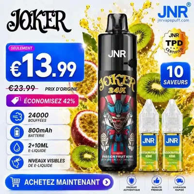 JNR Joker 24K Kit Rechargeable Prérempli