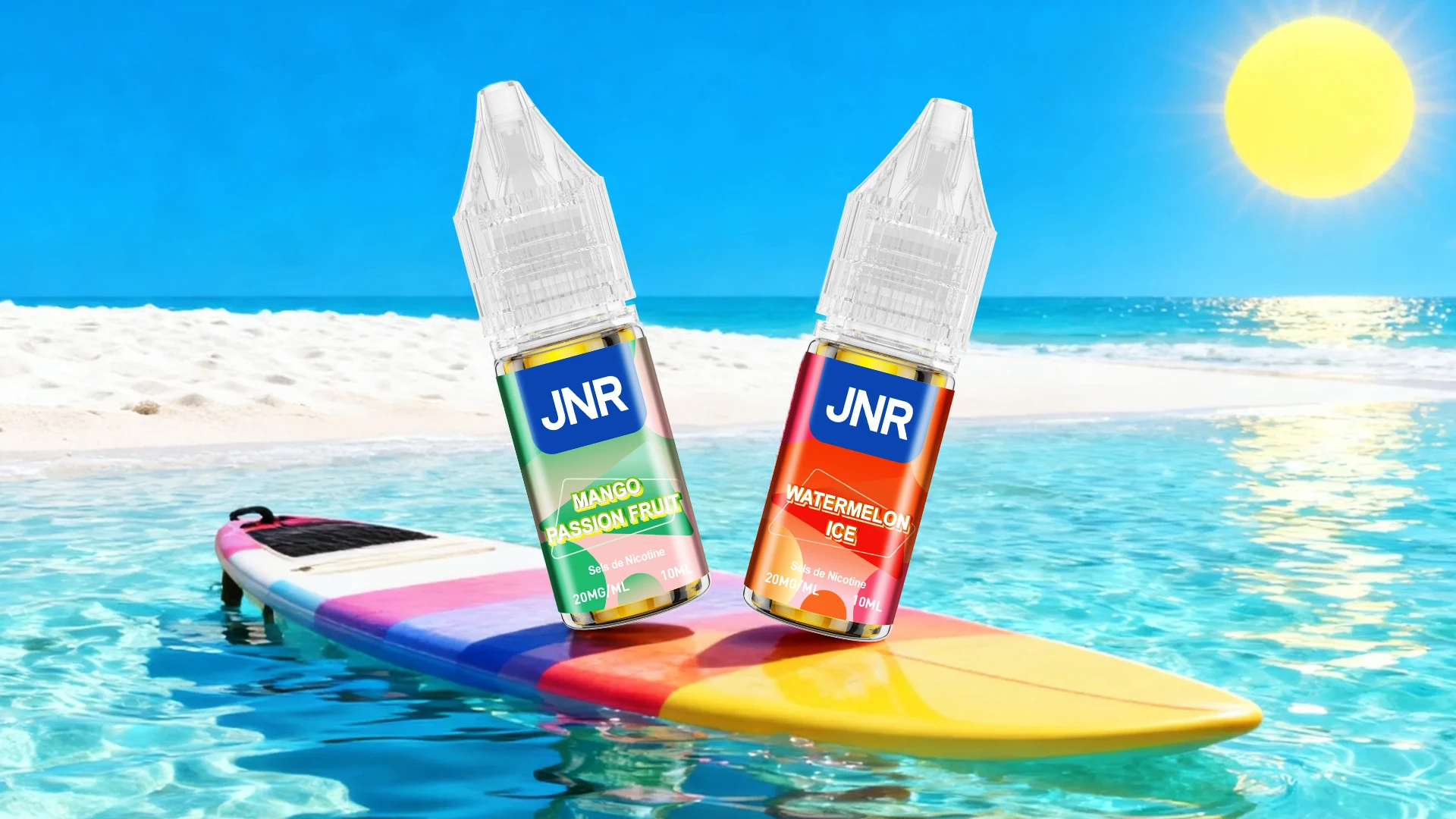 Flacon JNR E-liquid 10ml avec bouchon sécurité enfant
