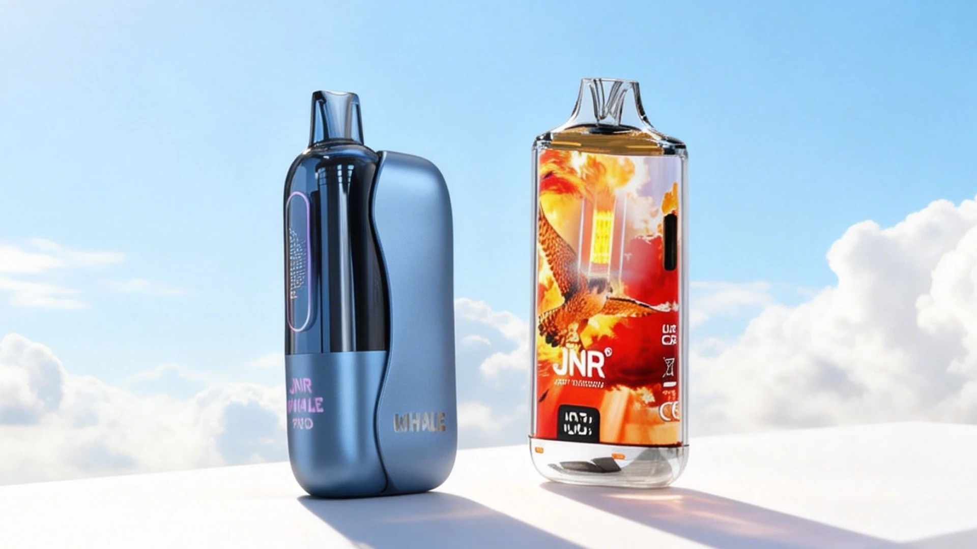 Comparaison des caract&eacute;ristiques entre JNR Falcon X Plus 28K et Whale 38K