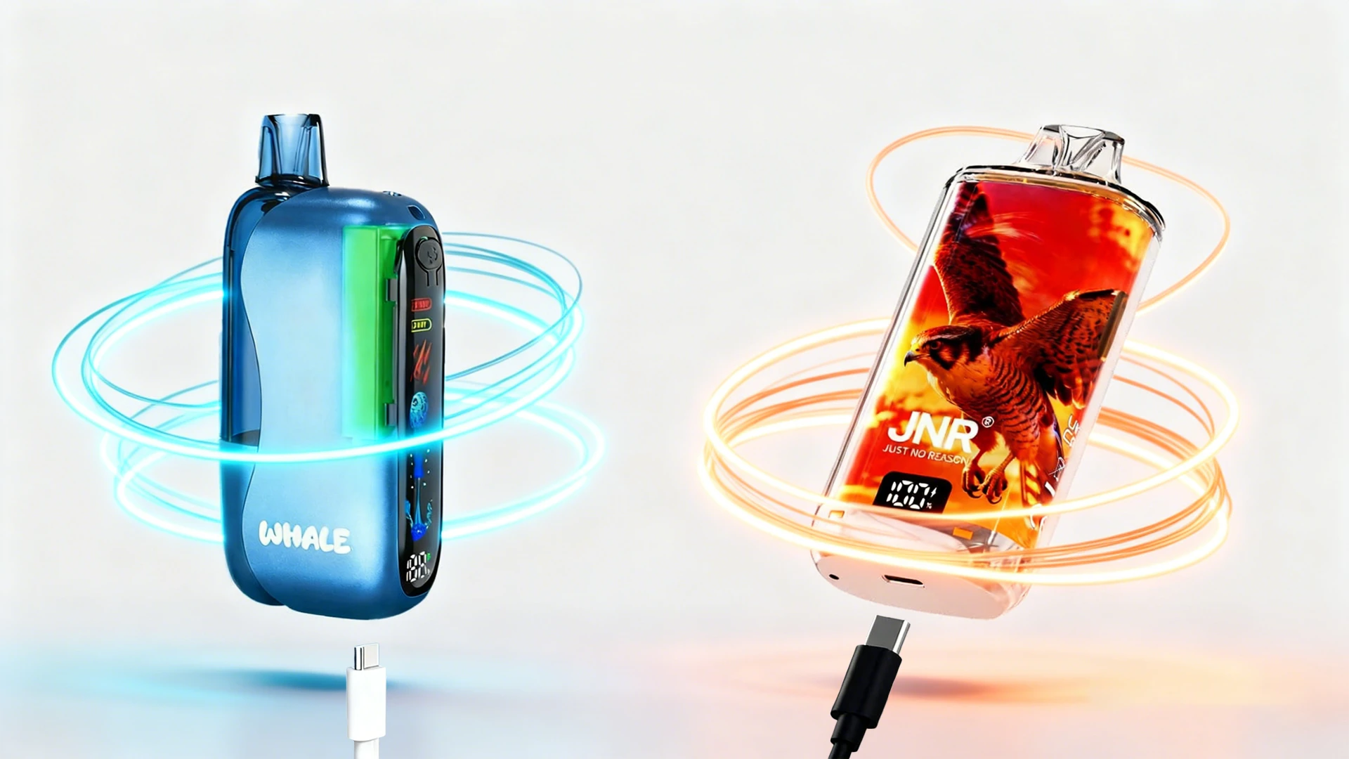 Batterie rechargeable USB-C du JNR Falcon X Plus 28K et du Whale 38K