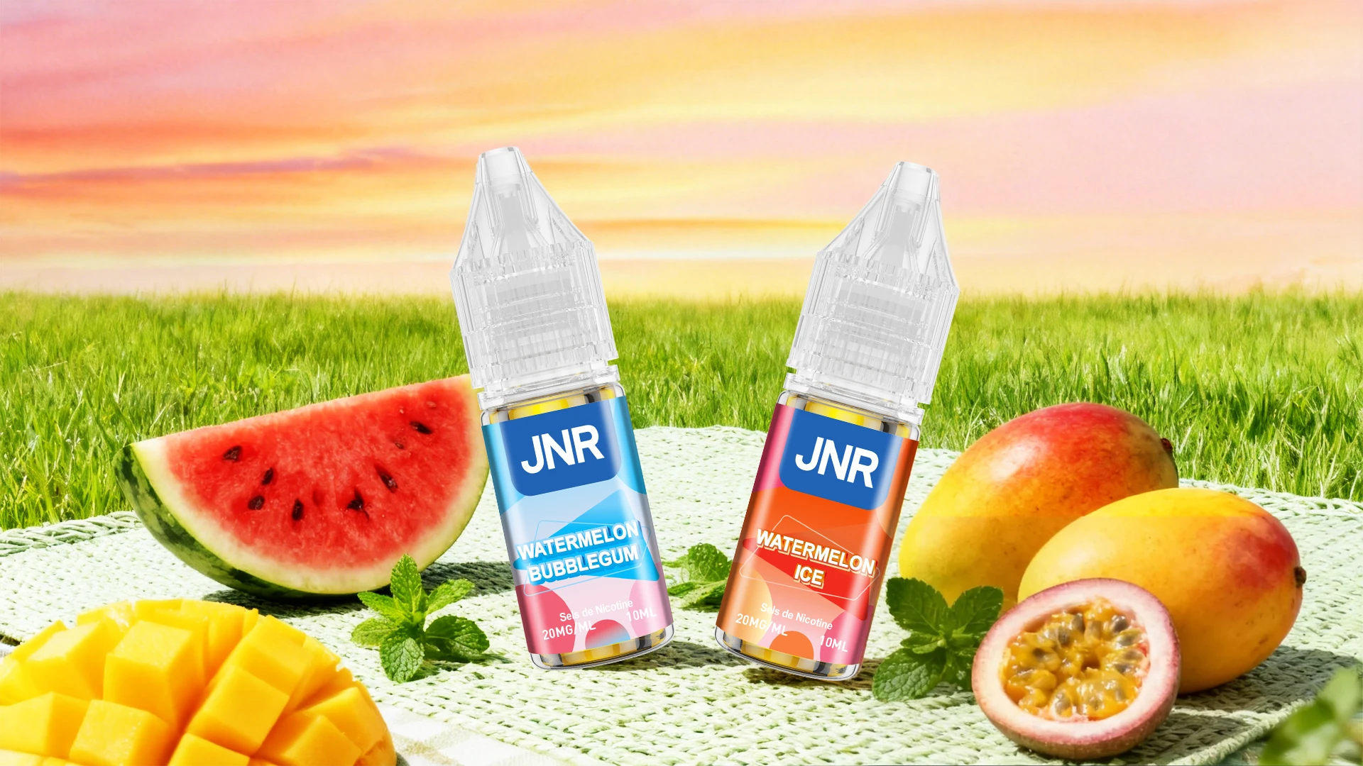 Kit pod rechargeable compatible avec un e-liquide 20 mg aux sels de nicotine